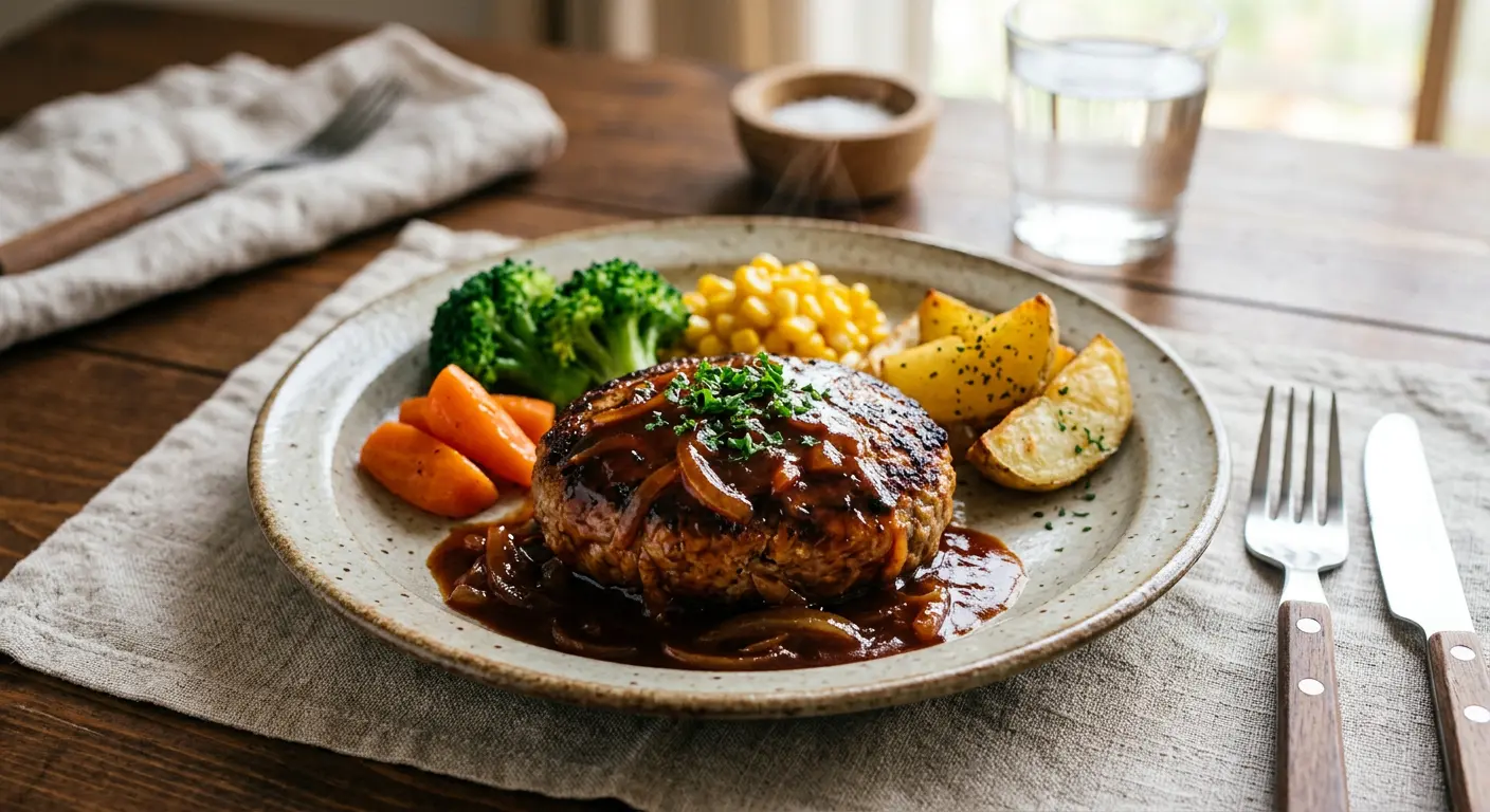 ハンバーグの完成写真